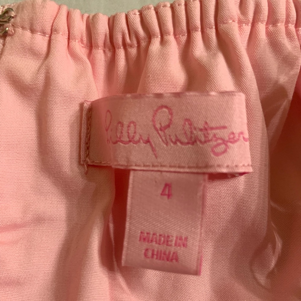 Lilly Pulitzer Size 4 Pink Halter Dress - Picture 6 of 8